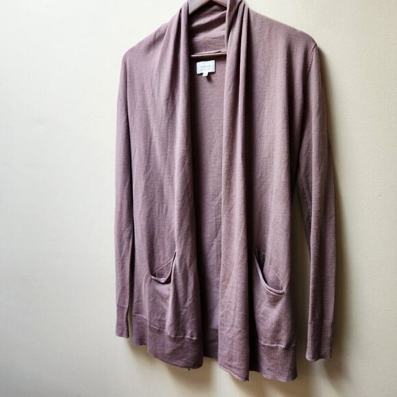 Aritzia Wilfred longline open front wool cardigan / S - Picture 2 of 6